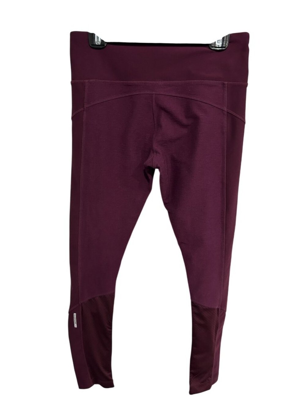 Mondetta Burgundy High Waisted Active Leggings Size Large Sportswear Athleisure